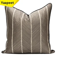 luxury high dense fabric jarquard cushion cover 50x50cm 45x45cm decorative pillow cover for sofa home decor pillowcase