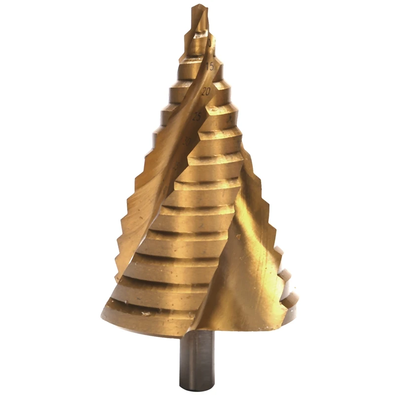 

Promotion! 6-65 Mm The Pagoda Shape Hss Triple-Cornered Shank Spiral Pagoda Metal Steel Step Drill Bit Hole Drill Cone Drill