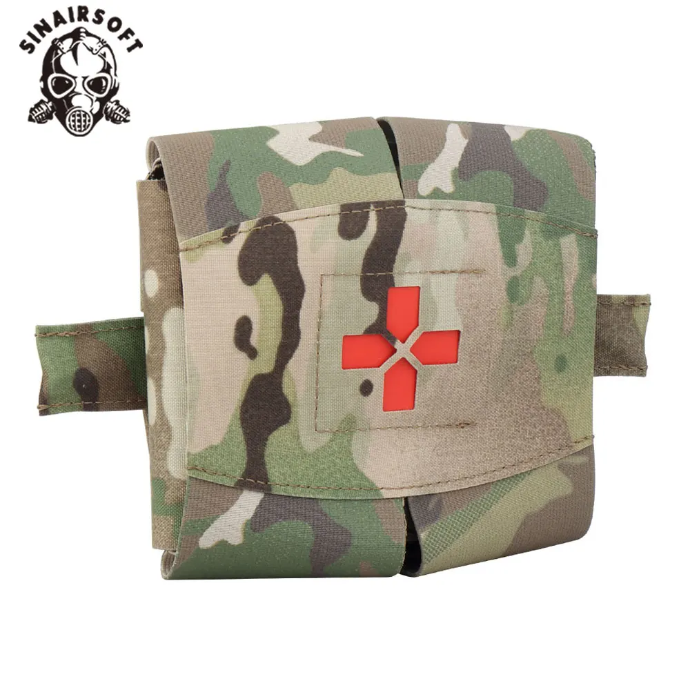 

First Aid Kit Compact Trauma Medical Emergencies MOLLE Systems Quick Separation Large Tactical Organizer Edc Medic Pouch
