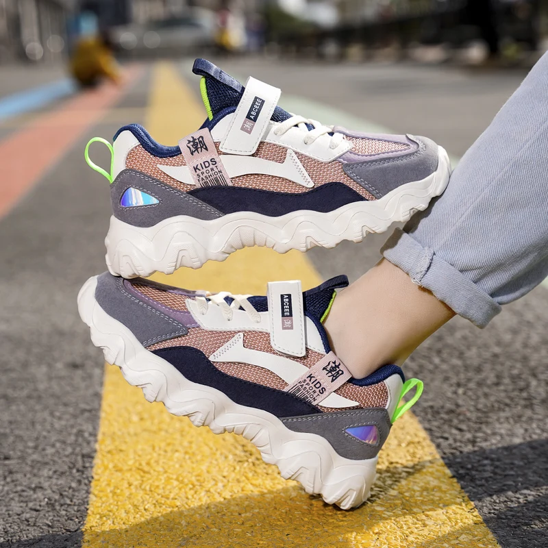 Классические Кожаные Туфли повседневные холщовые туфли для девочек мальчиков