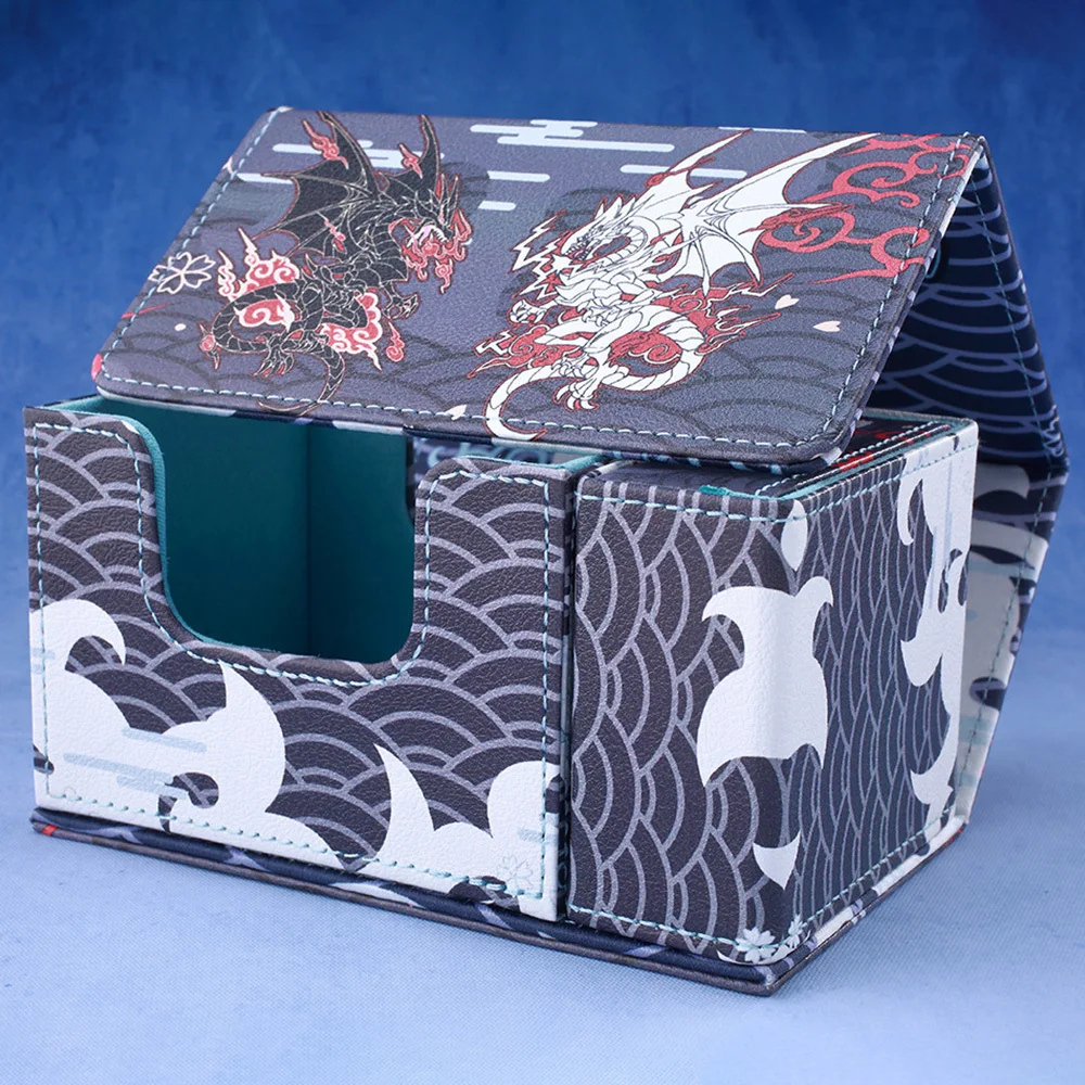 Фото Колода для коллекционных карточек Gacha 120+, витрина, серия Yu-Gi-Oh, настольные игры PTCG, коллекционные чехлы для карточек, магнитный органайзер, подарки №2