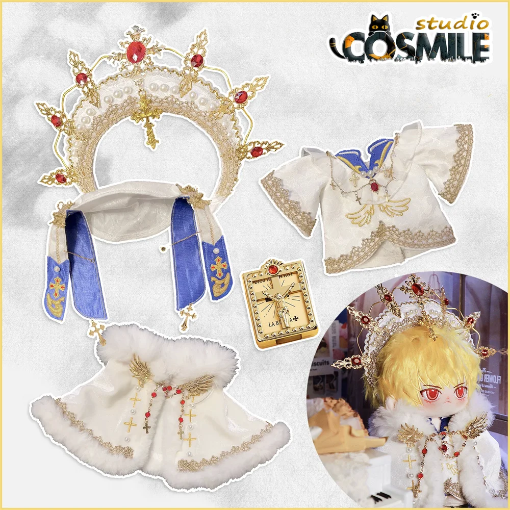 

European Royal King Prince Queen God Descends Goddess Vampire Knight for 20cm Plush Doll Clothes Clothing Costume WP Sa Jan