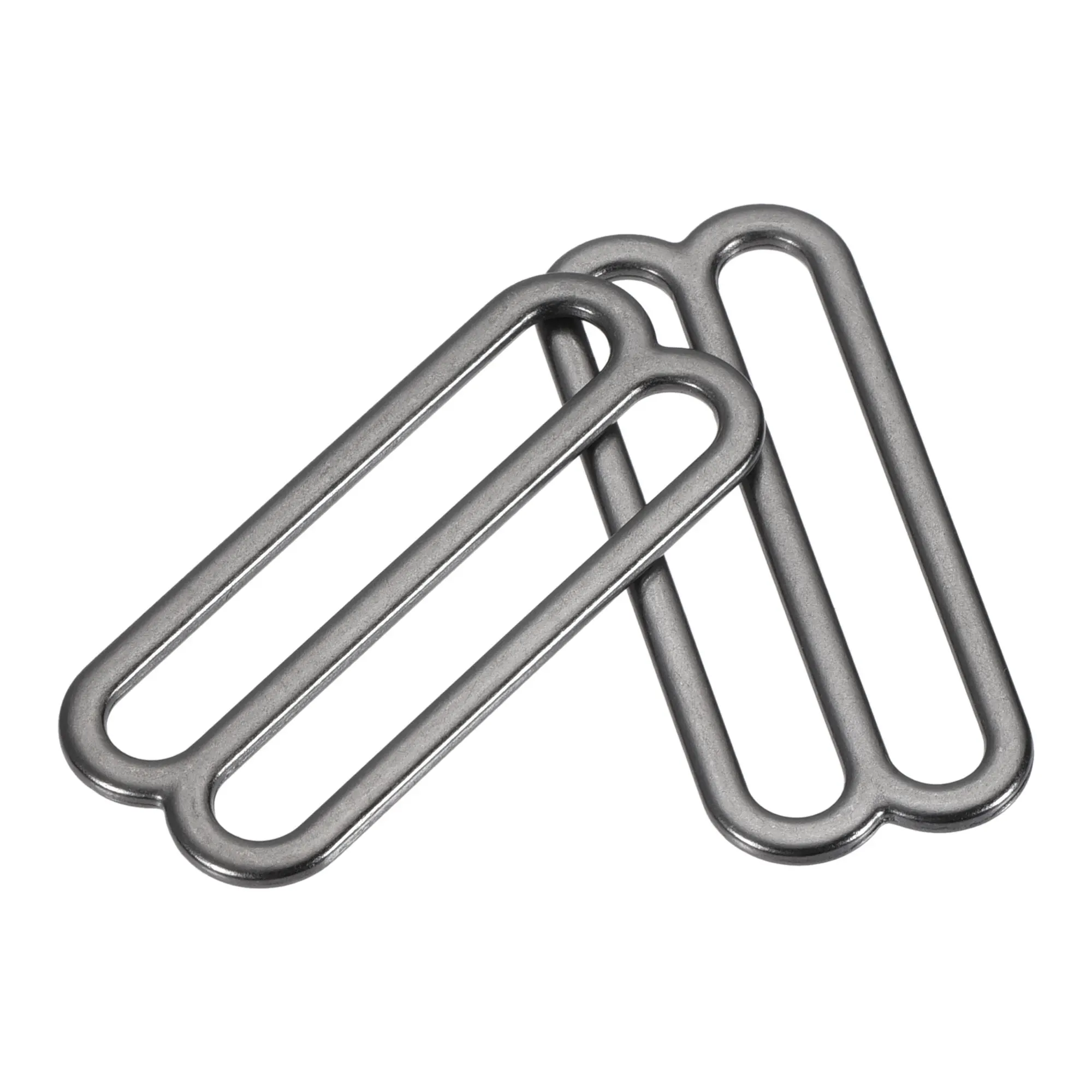 

Uxcell 38 мм (1,5 ") металлический скользящий ремешок Регулируемая пряжка застежка черный для DIY проекта 25 шт