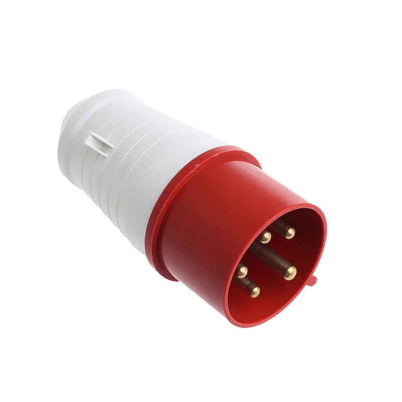 Промышленная настенная розетка, 1 шт., 32 А, 5 контактов, 240-415 В, водонепроницаемая, IP44, 3 P + N + E, Трехфазная розетка с поверхностным монтажом