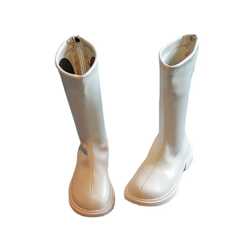 Ботинки для девочек в японском стиле из мягкой кожи