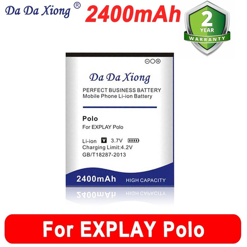 Оригинальный аккумулятор DaDaXiong 2400 мАч для телефона Explay Polo