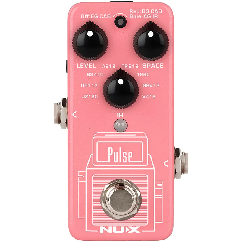 NUX Pulse Mini IR Loader запись аналоговых эффектов Педаль электрогитара электрическая коробка бас гитара универсальная NSS-4 педаль для гитары