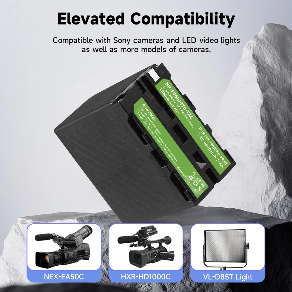 Аккумулятор NP F960 F980 + порт быстрой зарядки типа C для Sony NP-F970 F990 CCD-RV100 PLM-100 CCD-TRV35