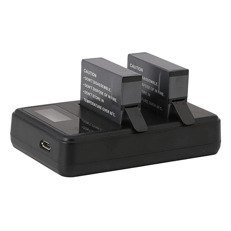 

2 x Аккумулятор 1600 мАч AHDBT-401 + зарядное устройство с двумя USB-портами Новинка