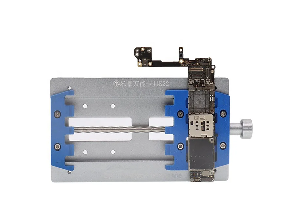 Mijing K22 Universal PCB MainBoard BGA Fixture for iPhone Samsung Chip Heat Dissipation Anti-Skid Base Fixed Clamp Repair Tool |