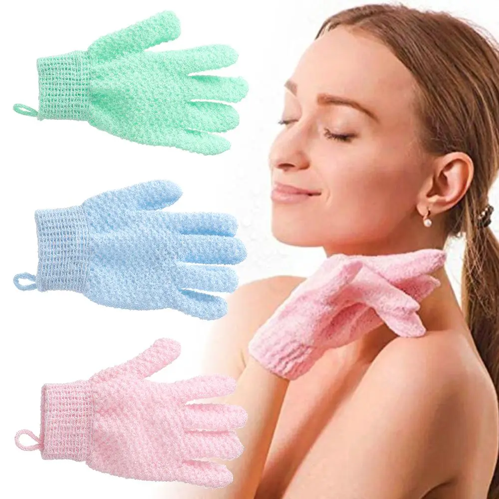 

Exfoliator Dead Skin Removal Two-sided Scrub Mitt Rub Body Cleaning Bath Scrub Glove Thicken Bath Towel Peeling Glove