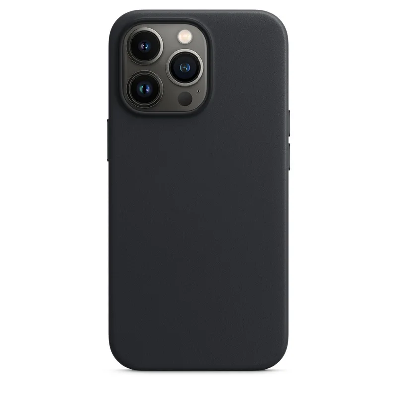 2023 New Original Leather For iPhone 14 13 12 Pro Max Mini Magnet Case For Magsaf* Cover Wireless Charging Drop Protect Covers