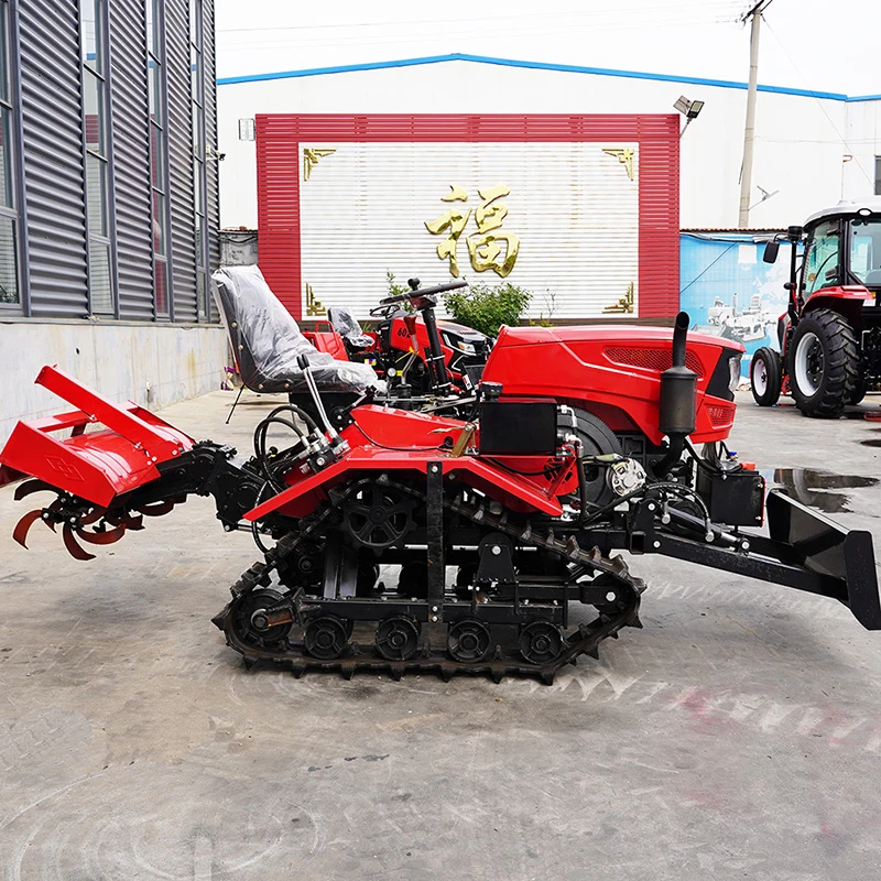 Фото Китайский культиватор-культиватор 25HP 35HP 40HP Культиваторы Мини-культиватор Роторный гусеничный трактор для продажи №2