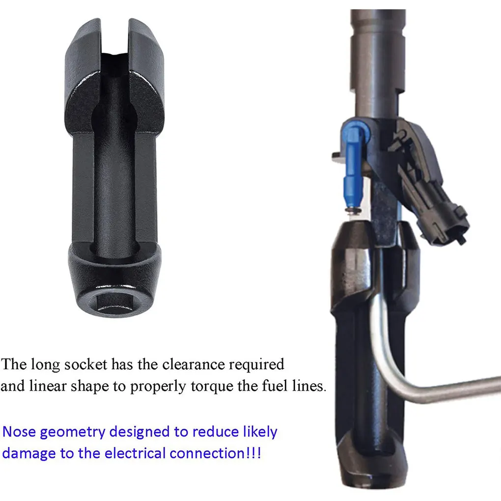 

2 Pieces Car Fuel Filling Socket 17mm 12 Point Sockets Part
