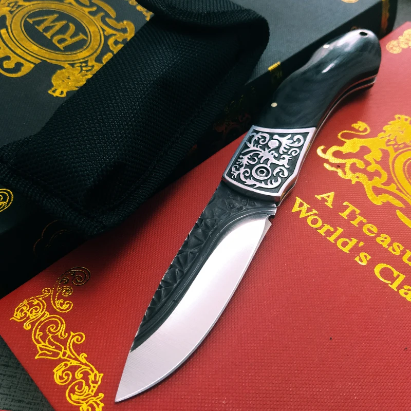 

Складной карманный нож 8CR13MOV, тактические ножи для повседневного ношения, многофункциональный инструмент, подходит для охоты, кемпинга, выж...