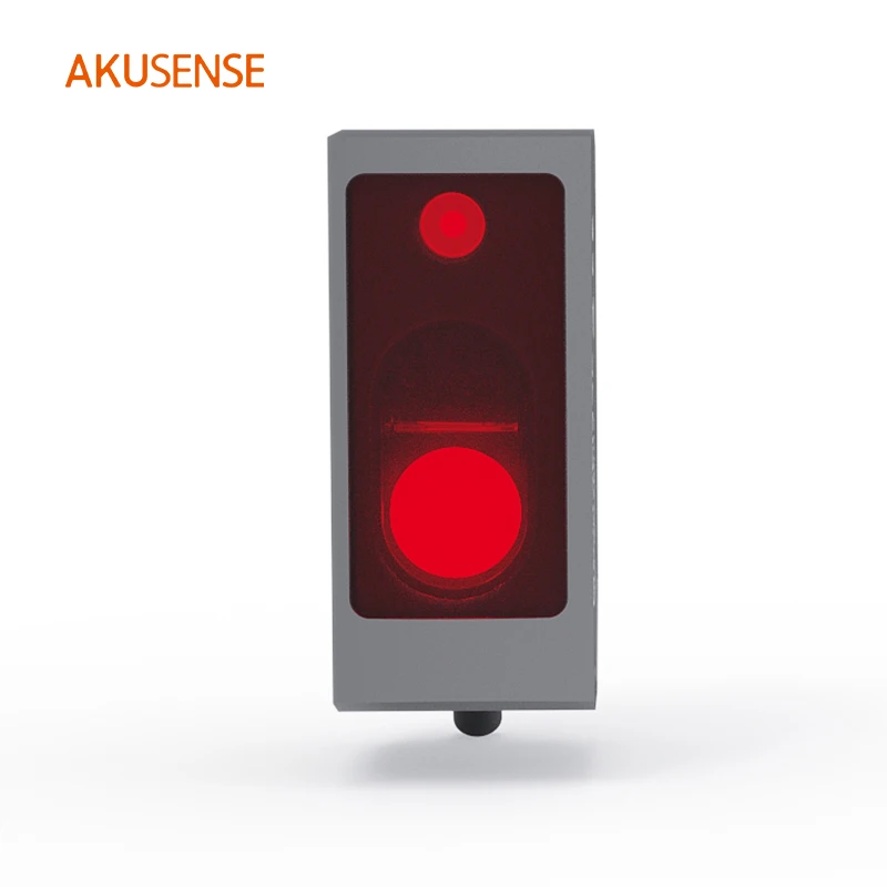 Фото Оптический лазерный датчик перемещения Akusense серии MLD25 с треугольным измерением, выход PNP/NPN/аналоговый/RS485 №2