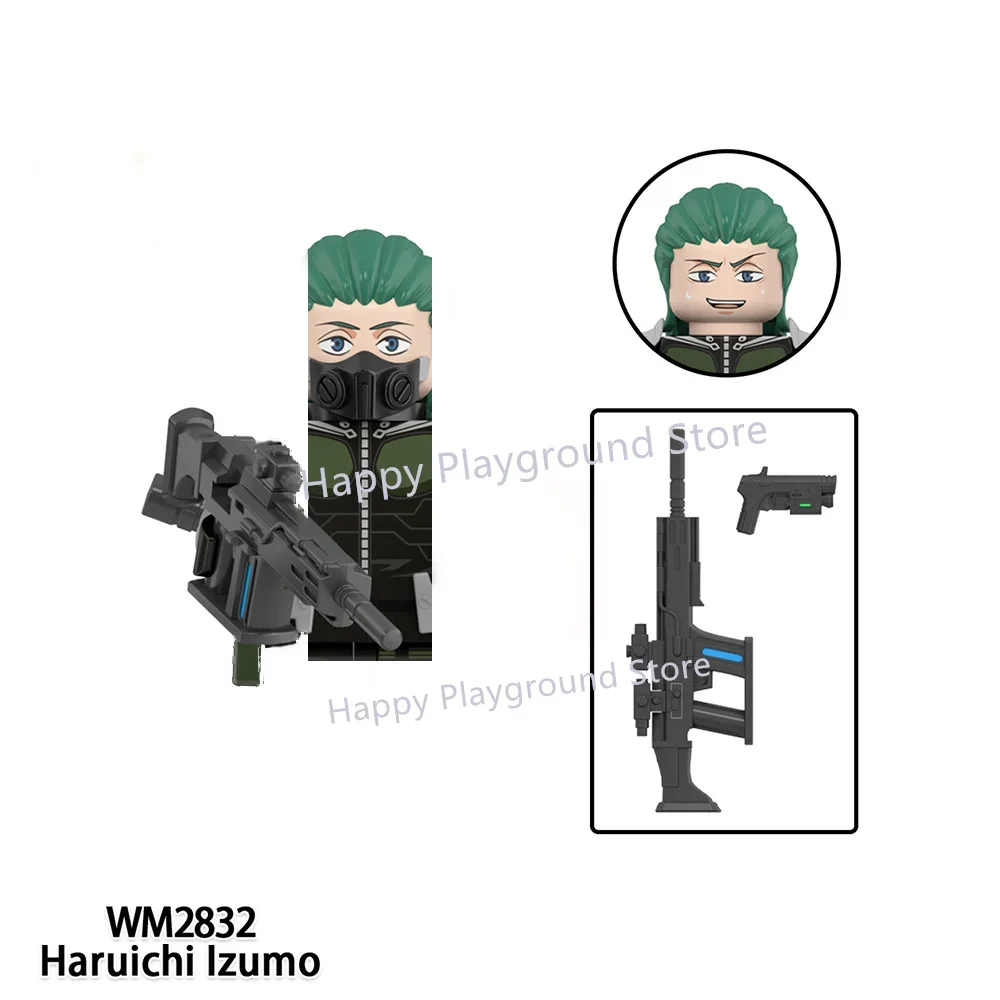 WM Blocks Аниме Мультфильм TV Kaiju No 8 Строительные блоки Hibino Kafka Ashiro Mina Leno Ichikawa Кирпичи