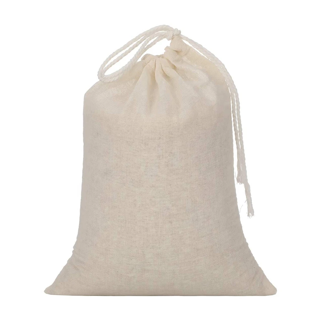 10-piece Reusable Drawstring Bag Tear Resistance Multifunctional Spice Bags