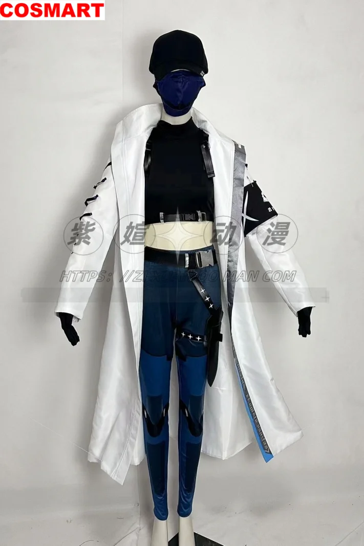 COSMART синий архив Jomae Saori женский косплей костюм игры аниме вечерние Униформа Hallowen