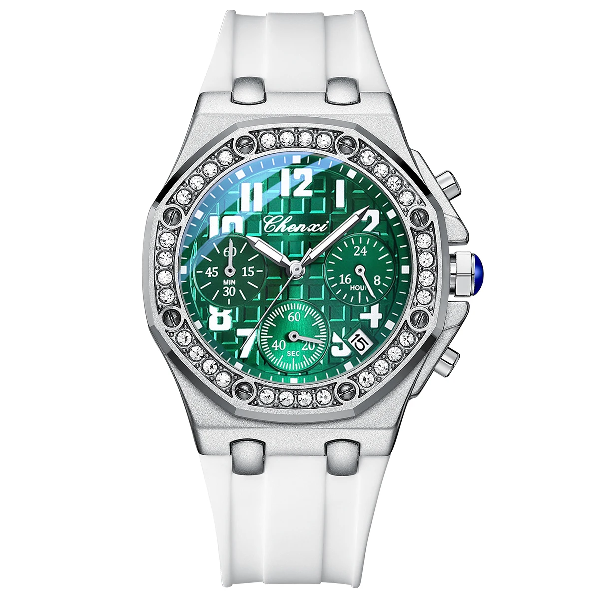 Новые женские часы роскошные брендовые спортивные силиконовые цвета дофамина