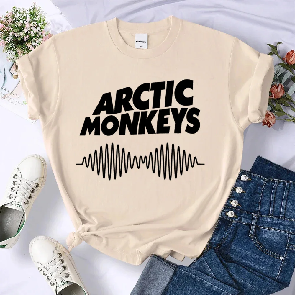 Фото Футболка Arctic Monkeys с графикой для подростков, дышащая женская футболка в стиле панк, цифровая уличная футболка с графикой Y2k, психоделическая, удобная №1