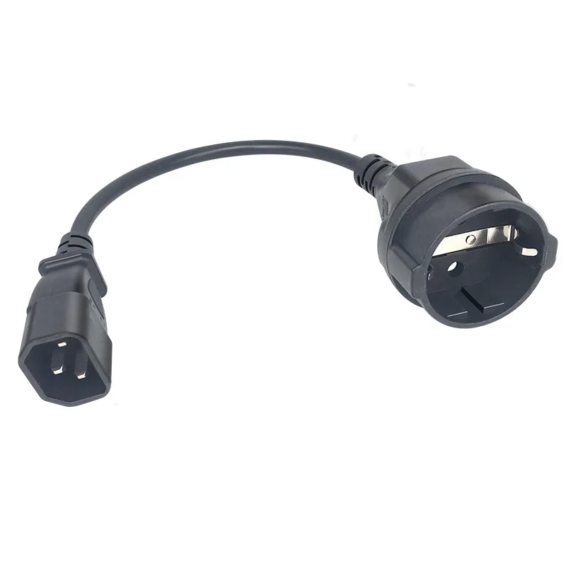 Адаптер розетки IEC 320 C14 на EU 4 8 мм вилка переменного тока EU4 преобразователь