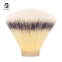 hushua 3 color synthetic hair knot fan shape high quality mens shaving brush knotcustomized in various sizes