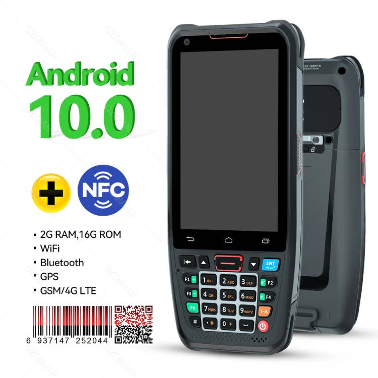 

Android 10 Handheld Rugged PDA POS Terminal Honeywell QR Barcode Scanner 1D 2D Reader Portable Data Collector 4G for Warehouse