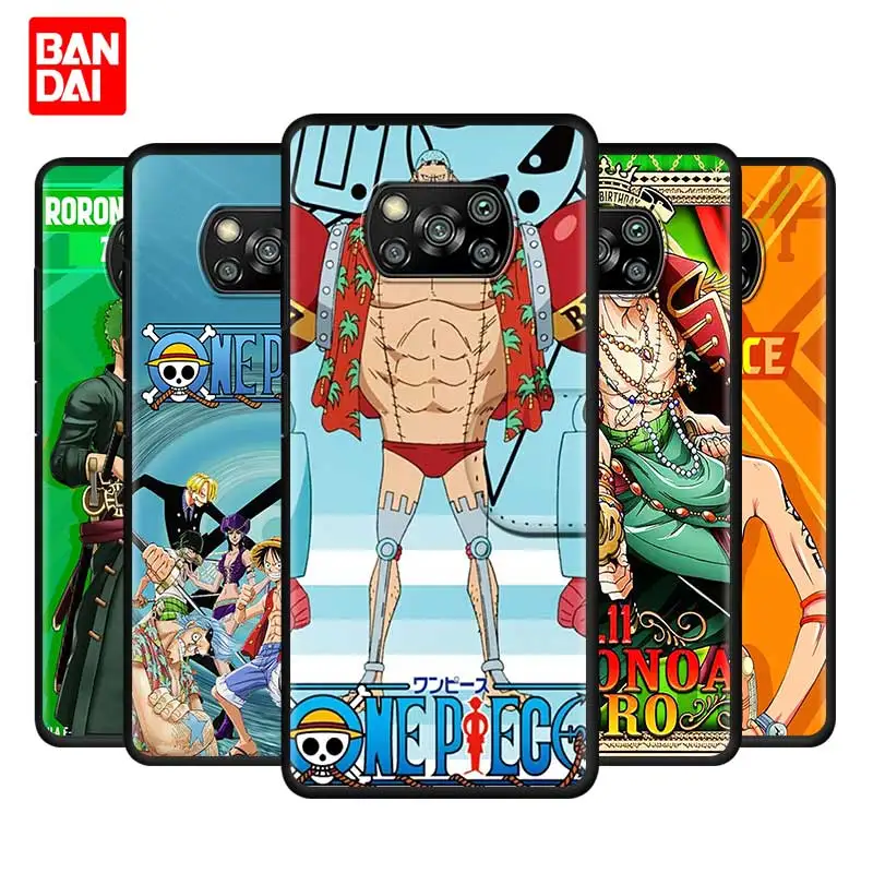 

Japanese Anime One Piece Phone Case for Xiaomi Mi Poco X3 NFC M3 F3 Note 11 10s 10t 9t K40 Pro Plus Ultra Soft Cover Funda Coque