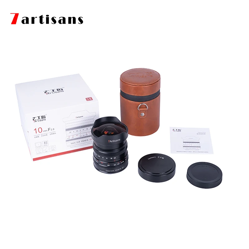 7artisans 10 мм F2.8 Полнокадровый широкоугольный объектив рыбий глаз для Sony E Canon RF Nikon Z