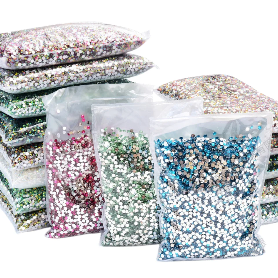 

Big Package 2-6mm Resin Non Hot Fix Rhinestones Bulk Wholesale Flat Back Plastic Crystals Nail DIY Glitters Cтразы Stone