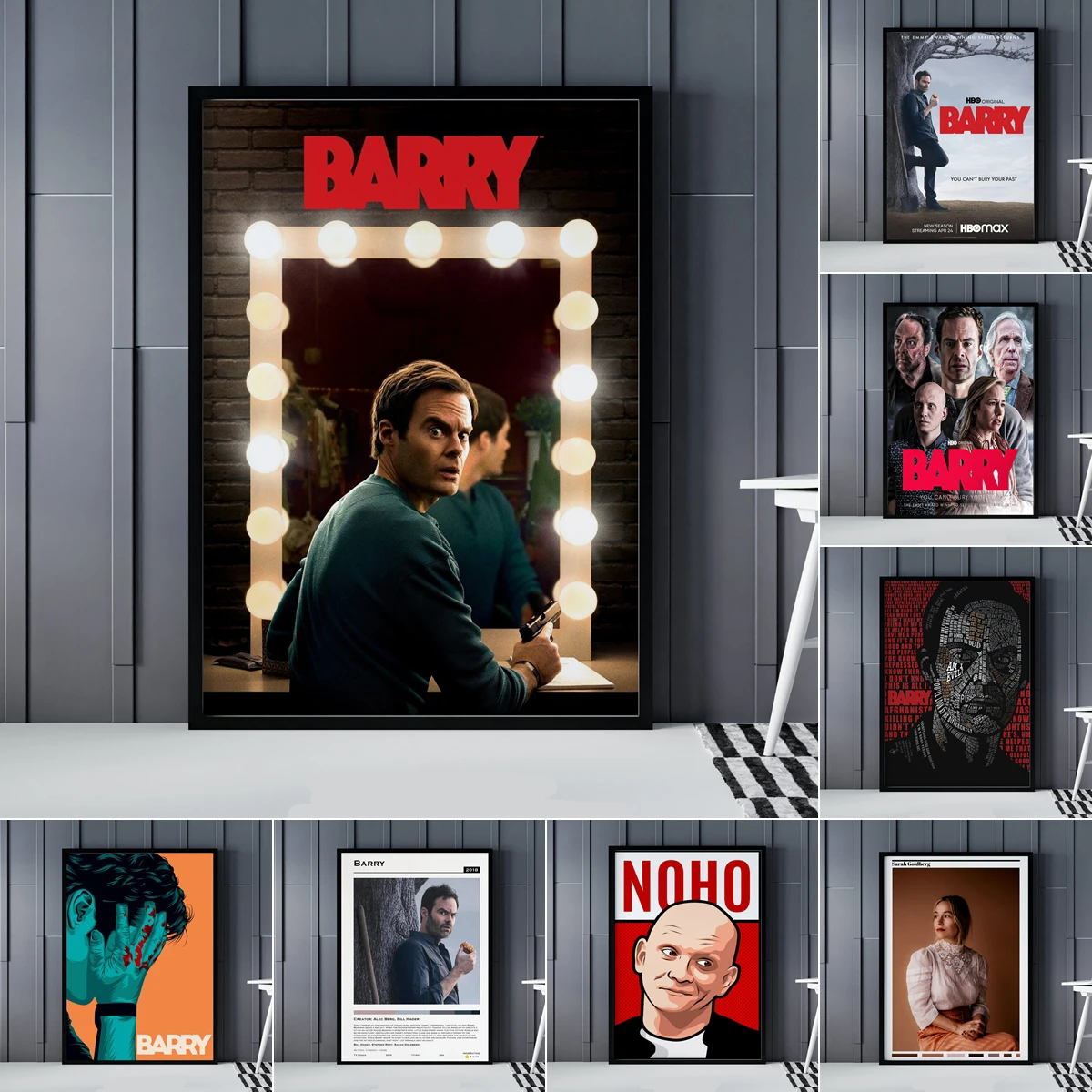 

2022 Barry Season 3 Movie Retro Print Art Canvas Poster for Living Room Decoration Home Wall Decor Picture