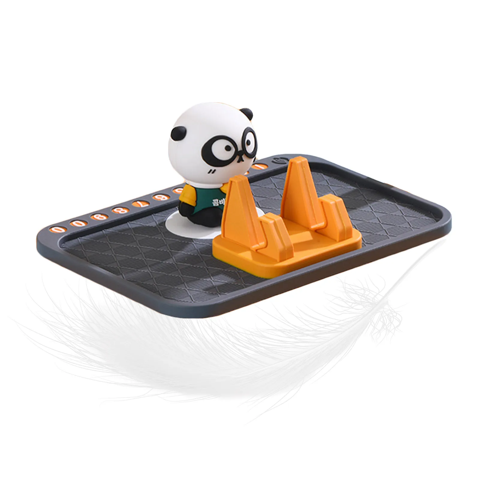 

Silicone Cell Phone Holder For Car Cartoon Animal Design Car Phone Mount Compatible With Various Smartphones GPS Devices And