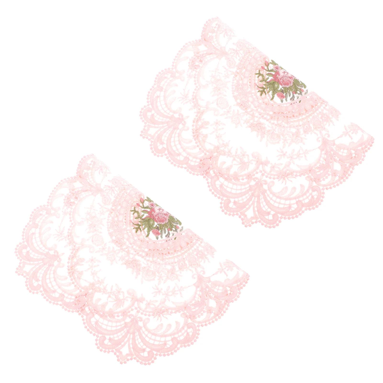 

Lace Placemats Table Placemat Mat Mats Embroidered Doilies Doily Wedding Coaster Crochet Cup Coasters Silk Flower Decorative