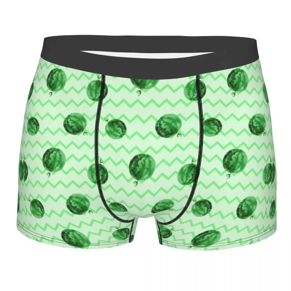 

New Breathable Boxer Men Underwear Soft Green Watermelon Mens Boxers Man Breif
