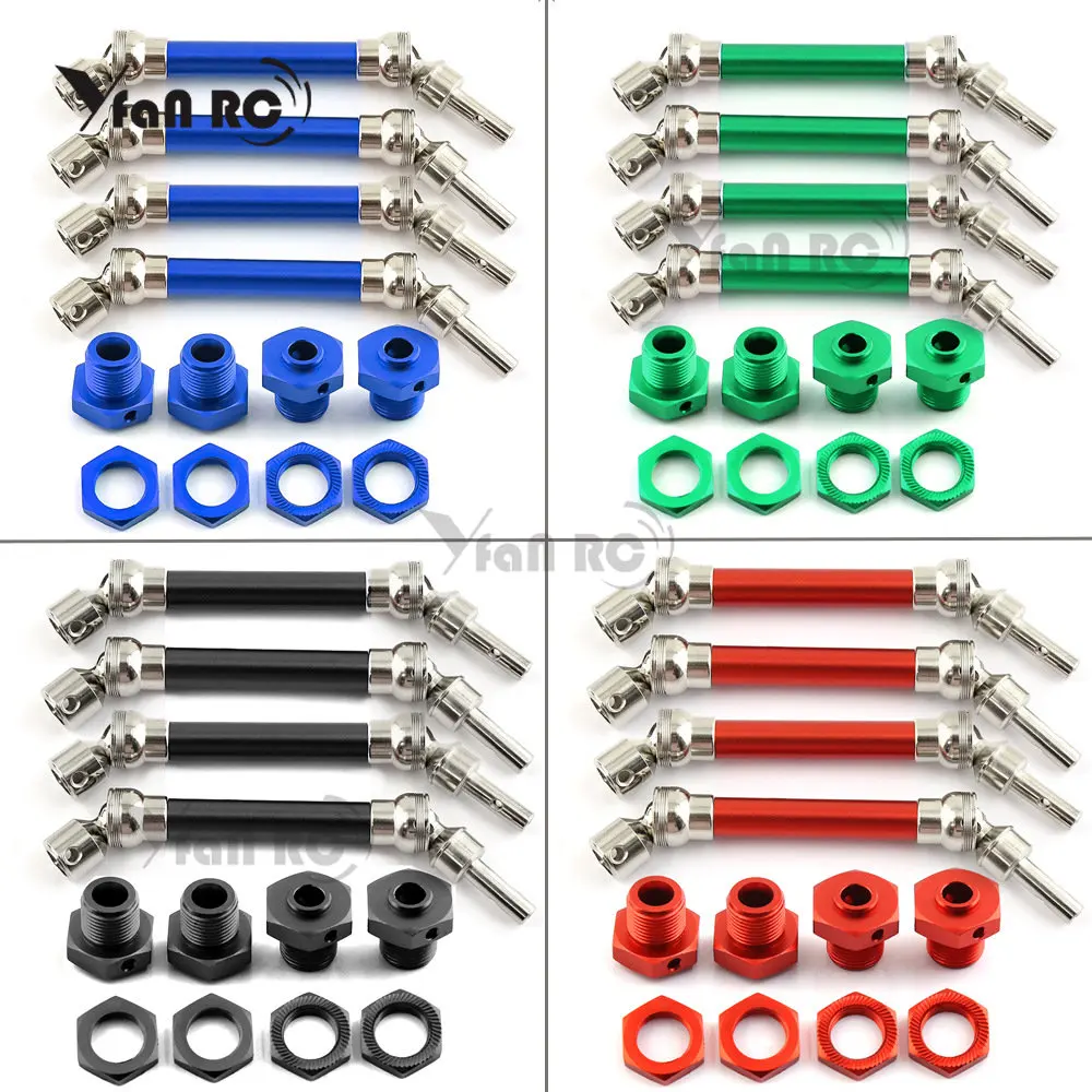 

ARRMA 1/8 3s Typhon 45# Steel Harden Steel Head Aluminium Alloy Body CVD Drive Shaft Front Rear Universal For RC Car