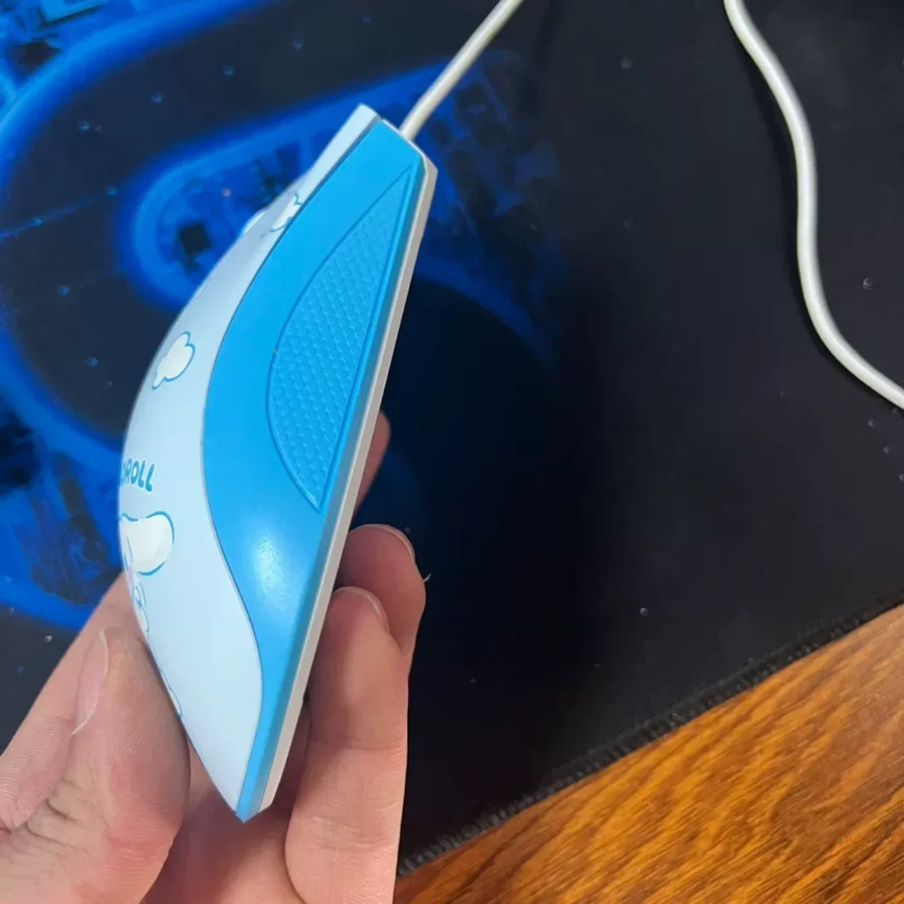 Оригинальная проводная игровая мышь Razer Sanrio Cinnamoroll Limited Edition DeathAdder Essential набор