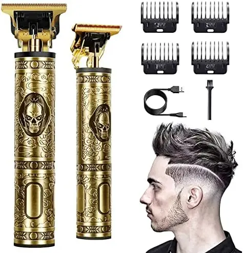 

Cortapelos profesional, inalámbrico, 0 mm, corte T para hombre, resistente al agua, cortapelos para hombre, cortapelos para ho