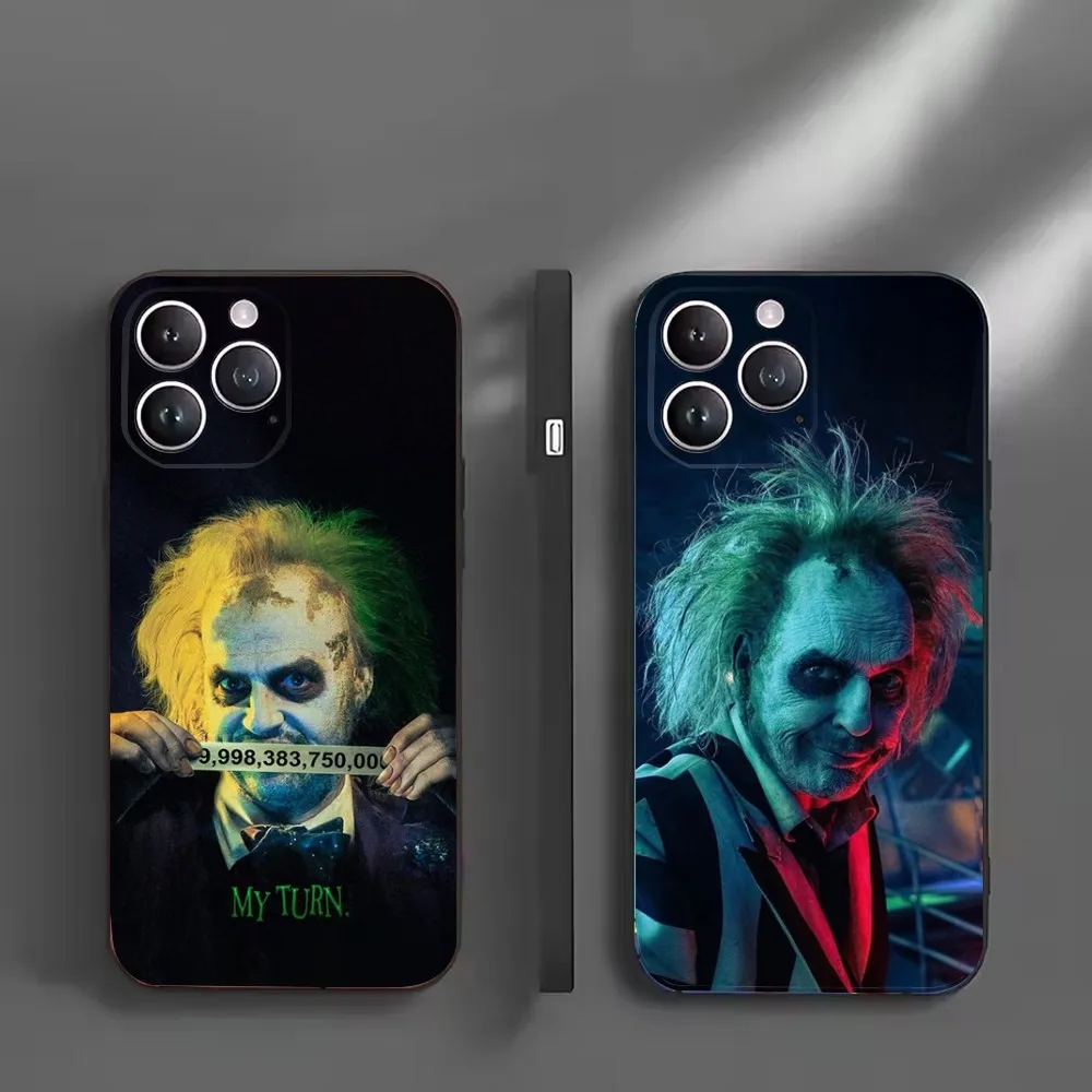 Чехол для телефона B-Beetlejuices 2 iPhone 16 15 14 13 12 Mini 11 Pro XR X XS MAX 7 8 Plus силиконовый чехол