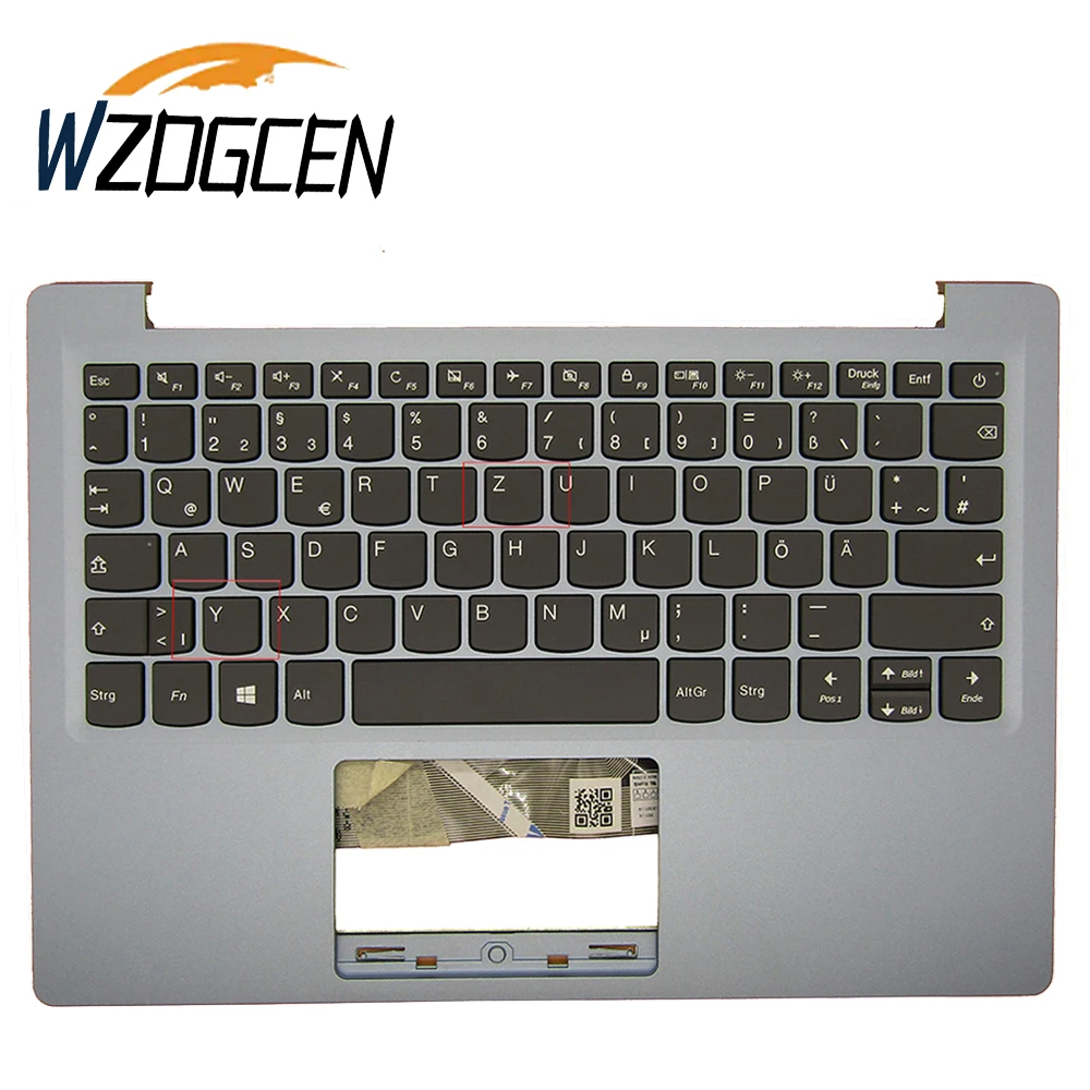 New Original Shell C Cover Palmrest Upper Case With GR Keyboard for Lenovo Ideapad 120S-11IAP Winbook 5CB0P23657 Light Blue