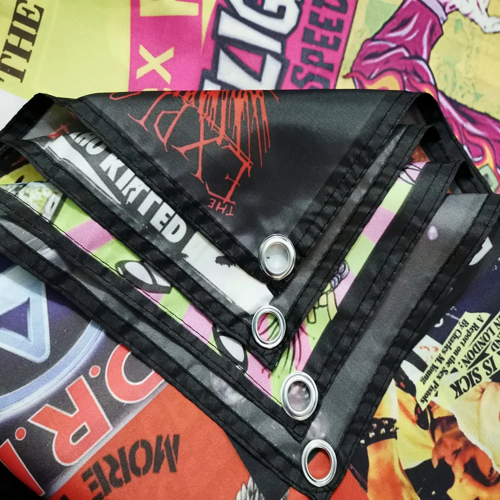 Этот тип херни прошел художественный постер на мотоцикл настенный флаг декор