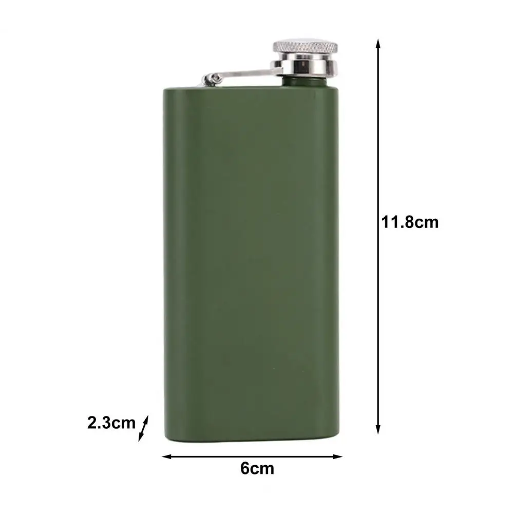 Hip Flask Leak-proof Food Grade Easy to Carry Wine Storage Stainless Steel Liquor Flask Whiskey Wine Pot Hiking Supplies images - 6