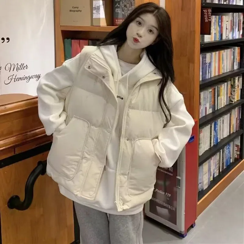 Женский укороченный жилет с хлопковой подкладкой Осень-зима 2024