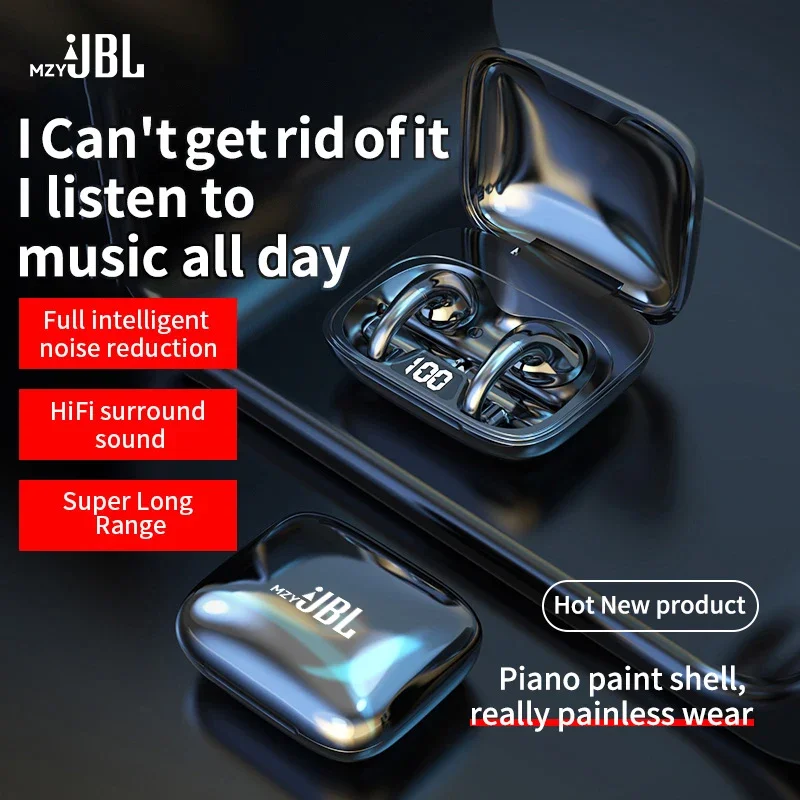 

MZYJBL BT500 Bluetooth 5.3 Earphones HiFi Stereo Music Suitable For Sports Running Fitness Wireless Headphone Headset With Mic