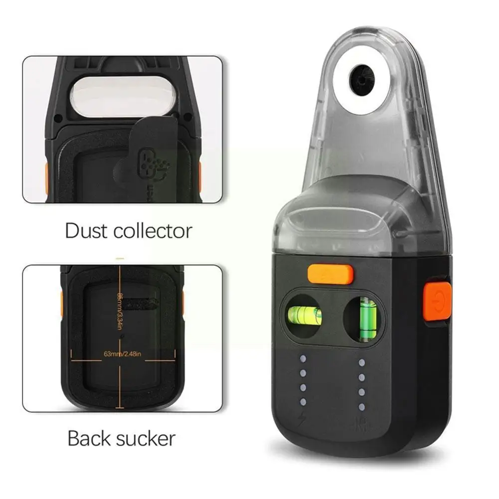 

2in1 Dust Collector Borehole Dust Collector Wall Cleaning Dust Collector 360° Vacuum Dust Laser Level Tool Hardware Detacha H0A0