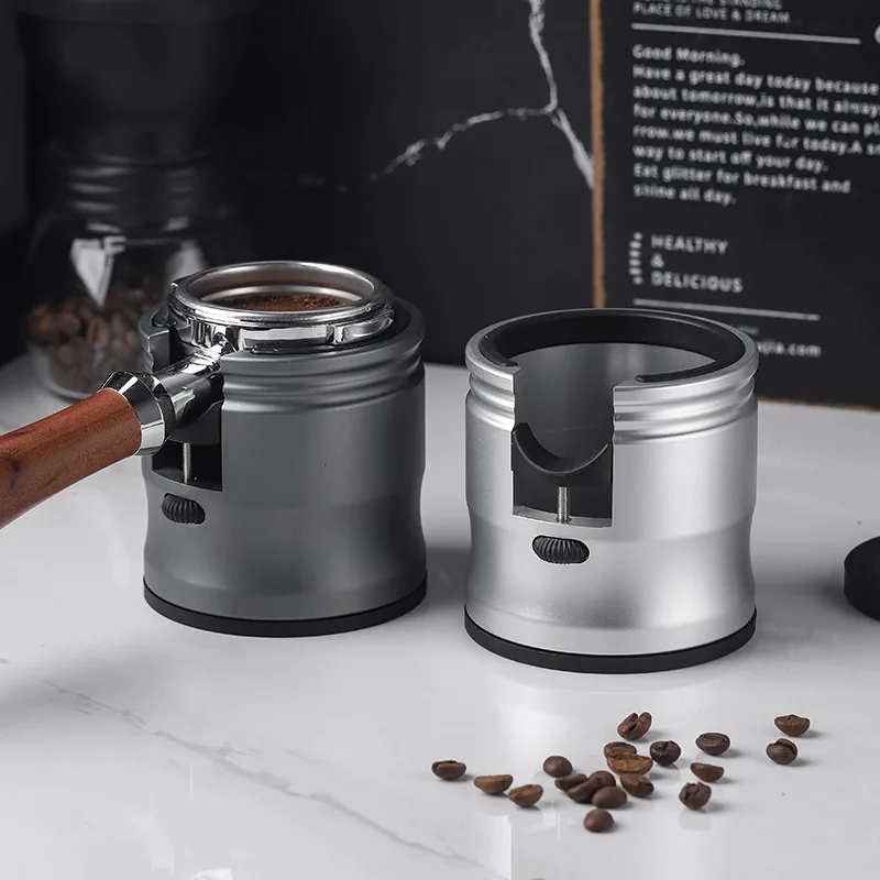 

Coffee Tamper Powder Seat Handle Universal Aluminum Alloy Filling Seat Adjustable Height Handle Powder Seat Coffee Accessories