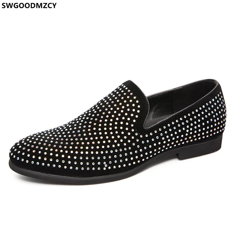

Italiano Wedding Shoes for Men Business Shoes Office 2023 Loafers for Men Oxfords SUIT Slip on Shoes Men Coiffeur Ayakkabı Erkek