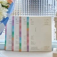 my rainbow notebook b5 coil books brief office design linedgridblank paper journal 60p