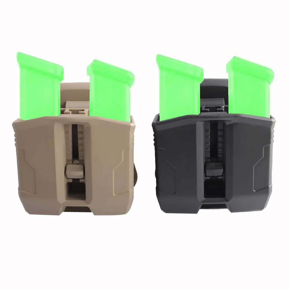 Tactical Double Mag Pouch Holder Airsoft Gun Magazine Holster PG-9 GLOCK 17/19/22/23/25/26/27/31/32/33/34/35/37/38/39