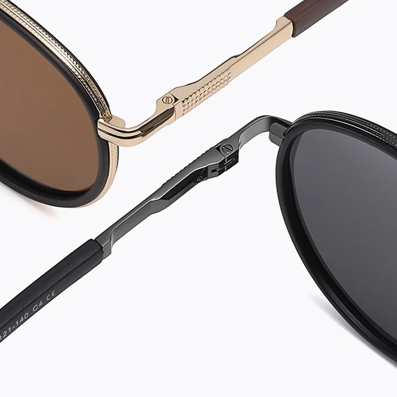 Круглые поляризованные Винтажные Солнцезащитные очки kuдамские/женские